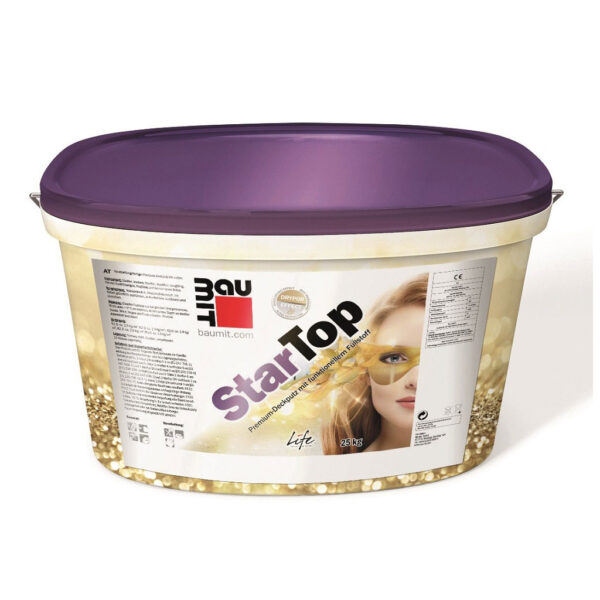 Tencuiala decorativă siliconică Baumit Star Top alb